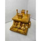 Toy Wooden Ferry Boat W cars   Handmade 13 Inch