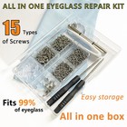 Ptslkhn Eyeglass Repair Kit With Screws  15 Types Screws For Eyeglasses - Fra   