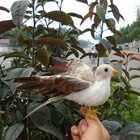 Fake Artificial Bird Sparrow Realistic Imitation Home Garden Decor 12cm 22cm New