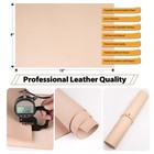 A Tooling Leather Square 1 8-2 0mm Thick  Vegetable Tanned Leather Pieces Pre   