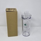 Starbucks Barista Clear Plastic Tea Shaker With Measurement Scale And Pour Spout