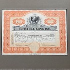 Lot Of 5 Genuine Old Mining Stock Certificates From Nevada  Wyoming   Minnesota