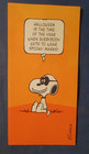 Vintage Snoopy Hallmark Halloween Greeting Card Unused With Envelope