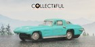 Ideal Motorific - 1964 - Chevrolet Corvette - Light Teal Blue -  Slot Car     