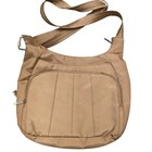 Travelon Anti-theft Convertible Hobo Bag Rfid Blocking Golden Brown Pumpkin