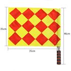 2 Pcs Soccer Side Flags   Football Equipment Referee Linesman Offside Flag