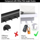 Key Holder For Wall Decorative  Wall Mounted Key And Mail Organizer  White