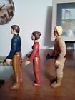 Vintage Star Wars 1980 Bespin Han Solo  Leia   Luke Skywalker Figures Lot  read 