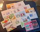 World Wide Souvenir Sheets Mnh  Few Others  Lot Of 65 Different  Africa  More