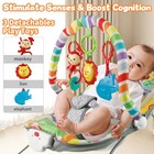 Baby Bouncer Soothing Vibrations Infant Seat - Removable Toy Bar  Nonslip Feet