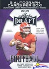 2021 Leaf Draft Football Premium Hobby Factory Sealed Blaster Box-3 Autos 50 Rc