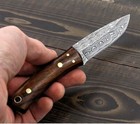 Custom Hand Made Forged Damascus Steel Blade Skinner Hunting Knife 2900
