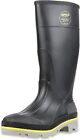 Black Rubber Fishing Hunting Waterproof Work Mud Mens Steel Toe Protective Boots