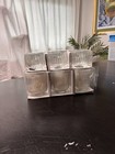 Set Of 6 Glass Candle Holders Votive Tea Light Wedding Table Decor