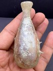 Untouched Ancient Roman Glass Bottle With Rare Patina Circa 1st-3rd Century Ad