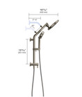Kohler Hydrorail 3-in-1 Multifunction Showerhead And Column Kit - Brushed Nickel