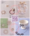 New Japanese Tatting Lace Craft Pattern Book Shuttle Tatting Lace Motif Guide