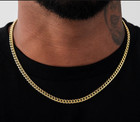 Cuban Link Chain In Yellow Gold - Multiple Sizes Available