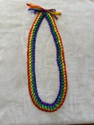 Rainbow Pride Double Braided Graduation Ribbon Lei 6 Colors
