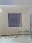 12x12 Wedding Memory Scrapbook Photo Album Embroidered  our Wedding 