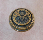 Antique Corbin Fleur De Lis Trivoli F-21300  Entry Brass Bronze Door Knob 1895