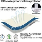 Bamboo Terry Mattress Protector Deeep Pocket Waterproof Mattress Cover All Sizes
