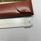 Pickett Eckel Slide Rule Model 800-t Synchro Scale Leather Case Chicago Vintage