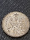 1959 Canada 50 Cents Canadian Silver Half Dollar Queen Nice Detail