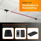 2pack Dust Barrier Replacement Set Compatible With Zipwall  Black
