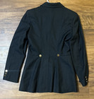 Beaufort Black Wool Dressage Coat Blazer Adult Vintage Size 10l