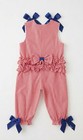 The Bailey Boys 9m Gingham Cheerleader Romper Southern Prep Baby Girls Vintage