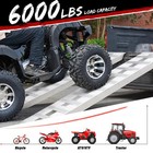 Heavy Duty Aluminum Loading Ramps  2-pack 6000 Lbs Capacity Trailer Ramps