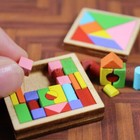 1set Dollhouse Miniature Colorful Blocks 1 12 Scale Kids Puzzle Toys Accessories