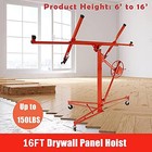 16ft Drywall Lifter Panel Hoist     150lb Heavy Duty Sheetrock Tool