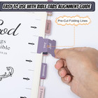Bible Tabs  75 Tabs  Laminated Bible Index Tabs For Women And Men  Bible Book Ta