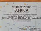 1966-8 National Geographic Map Nw Northwestern Africa August 