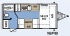 2018 Coachmen Clipper 16fb Travel Trailer  1 Axle - Nice - Pick Up Only   Firm 