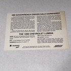 Dale Earnhardt Signed Gm Goodwrench 1990 Chevy Lumina  3 5x7 Vintage Photo