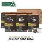 Peet s Coffee Decaf House Blend K-cup Pods 60 Ct  Compatible W keurig Dark Roast
