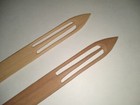 2 Wood Fishing Net Needles Shuttles 9 x 75  Nos Vtg Unused Bellingham Wa
