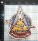 Vintage Nasa Sts-1 Columbia Space Shuttle Young Crippen 4 7 8  Iron On Patch