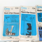 Vintage Hook Eye Closures Loops Dritz Clinton Etc 18 Cards