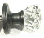 Crystal Door Knob Antique Oil Rubbed Bronze French Knob Kit Dlc20rbps