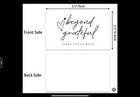 Thank You Cards - Customer Appreciation - 2 Designs - 3 5    X 2 1     100 Qty 