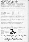 Kate Bush Fanzine Homeground Issue 36 Autumn  Pre-owned