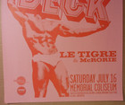 Beck Poster 2005 Original Concert Show Flyer W  Le Tigre   Mcrorie