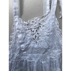 Kids Vintage White Apron Embroidered Cotton Ruffle Pinafore Dress Up Little Girl