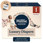 Millie Moon Luxury Diapers  Size 1  100 Count