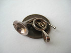 Vintage Sterling Band Instrument French Horn Silver Bracelet Charm