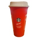 Starbucks 2025 Limited Edition Reusable Red Cup 12 Oz Hot Cold With Lid New